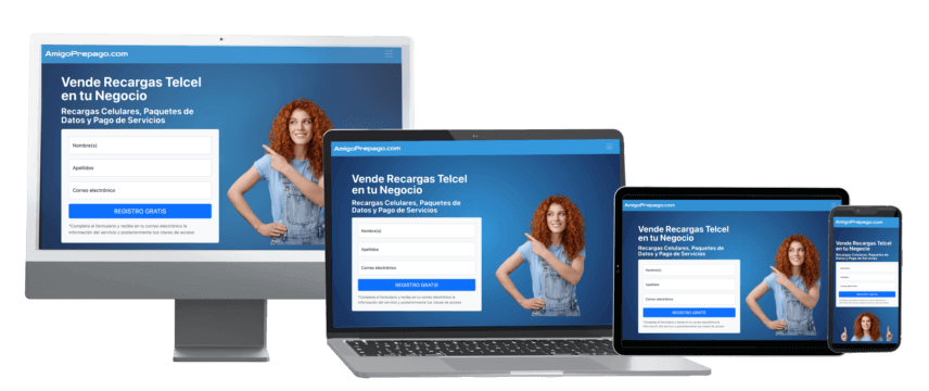 Medios de venta de Recargas Paquetes de Datos y Pago de Servicios por Computadora Tableta y Celular